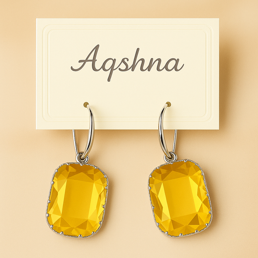 Golden Glow Drop Earrings 💛✨