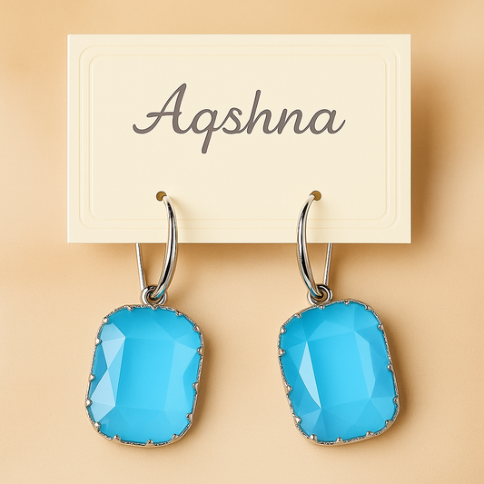 Azure Charm Drop Earrings 💙✨