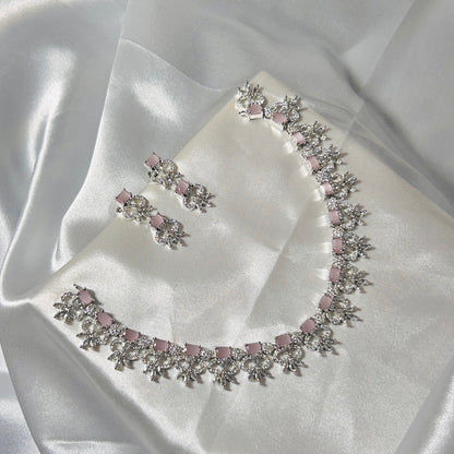 🌸 Blush Radiance Necklace Set 💖✨