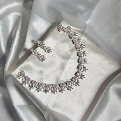 🌸 Blush Radiance Necklace Set 💖✨