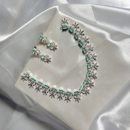 ✨ Emerald Éclat Necklace Set 💎🌿