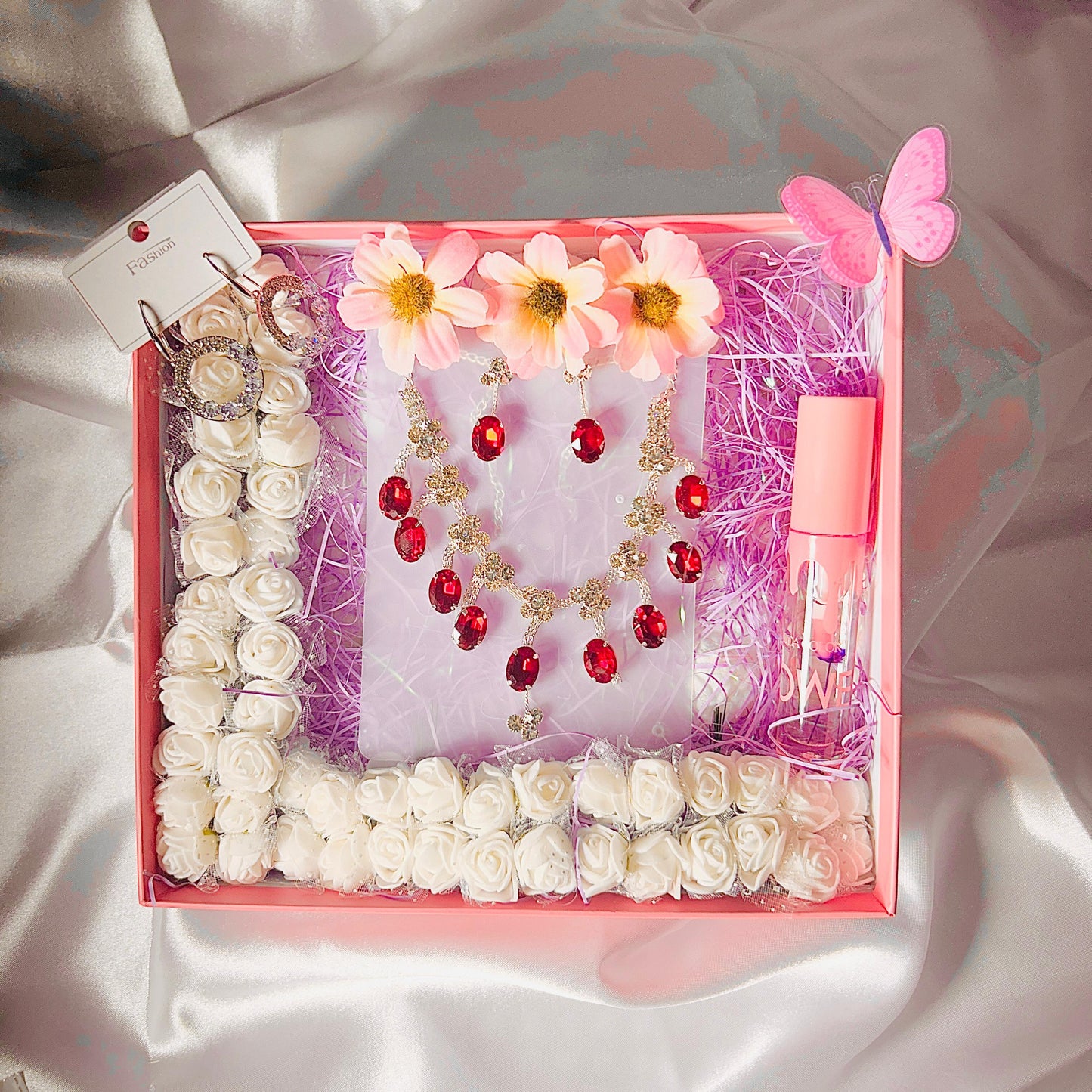 Red Crystal Elegance Combo Gift Set ✨